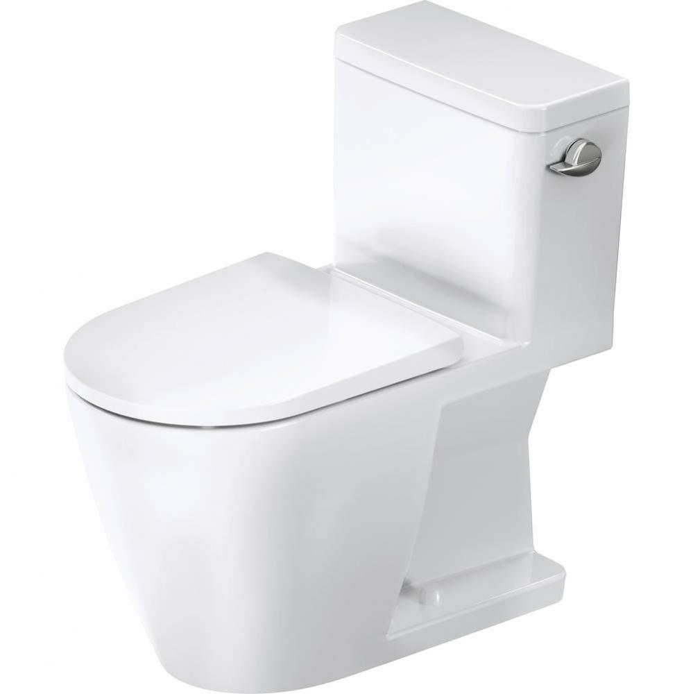 D-Neo One-Piece Toilet White, Right Hand Lever