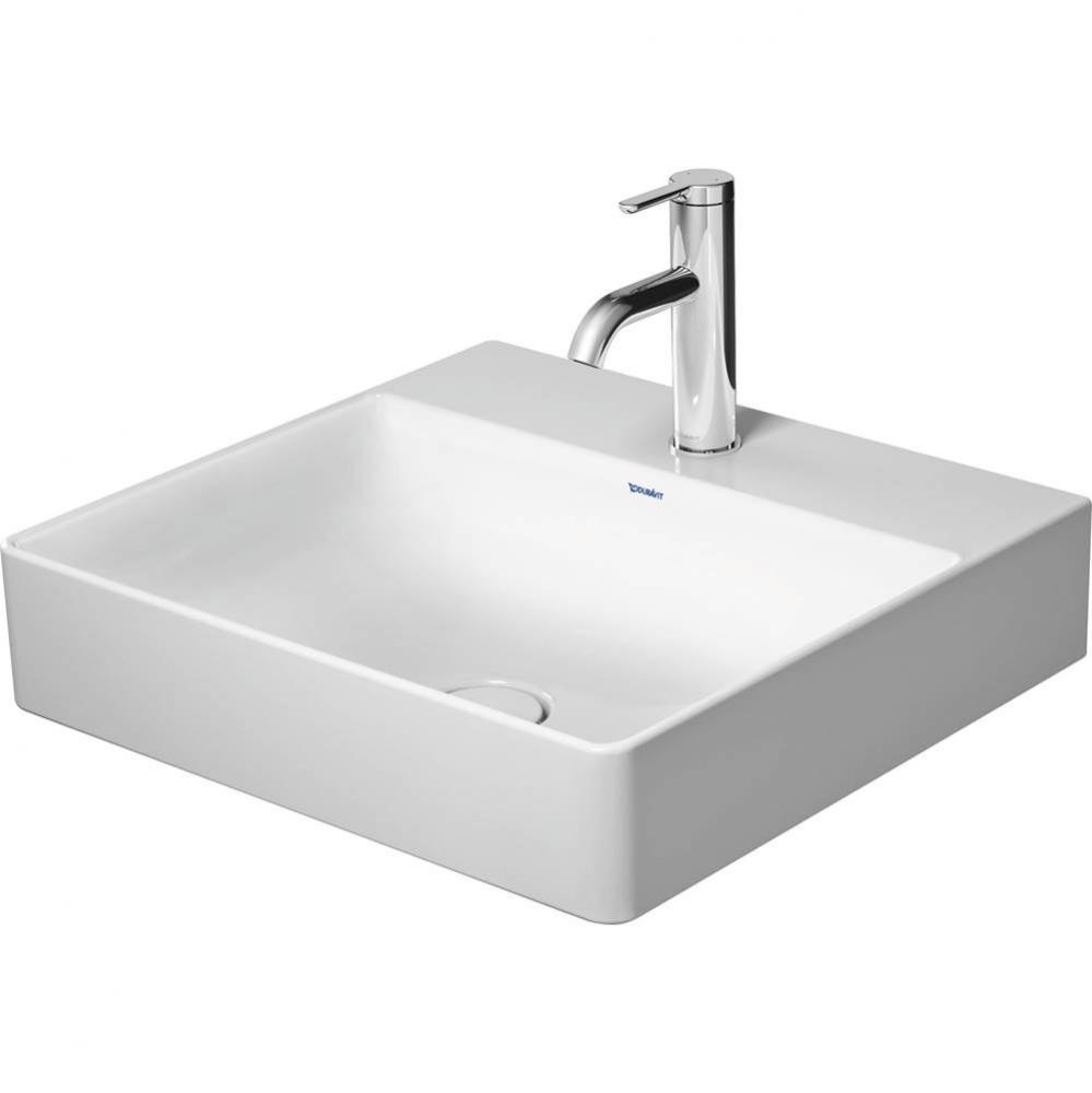 DuraSquare Vanity Sink White with WonderGliss