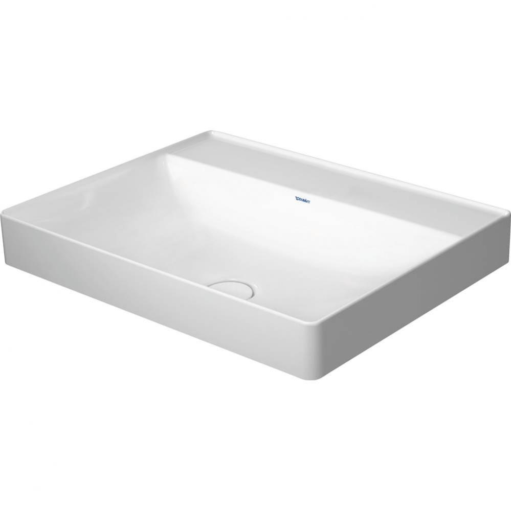 DuraSquare Washbowl White with WonderGliss