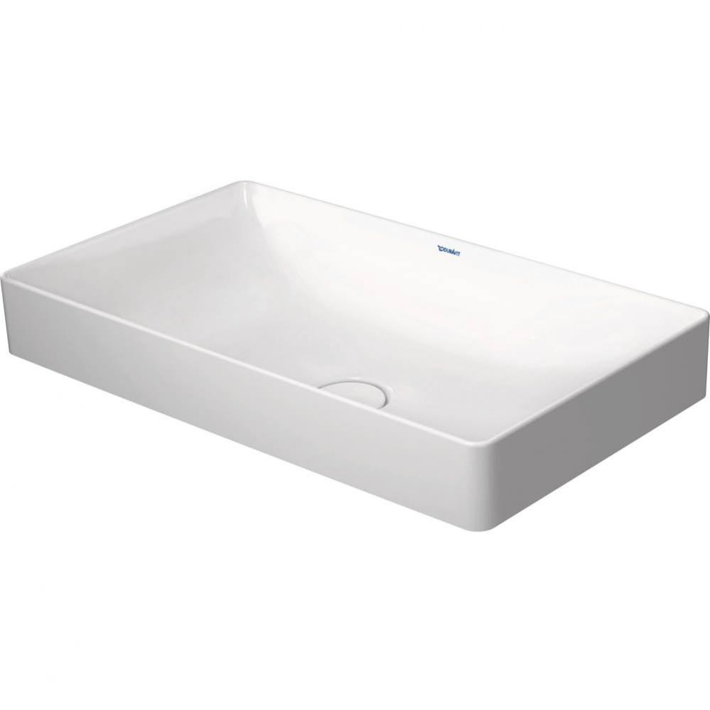 DuraSquare Washbowl White with WonderGliss