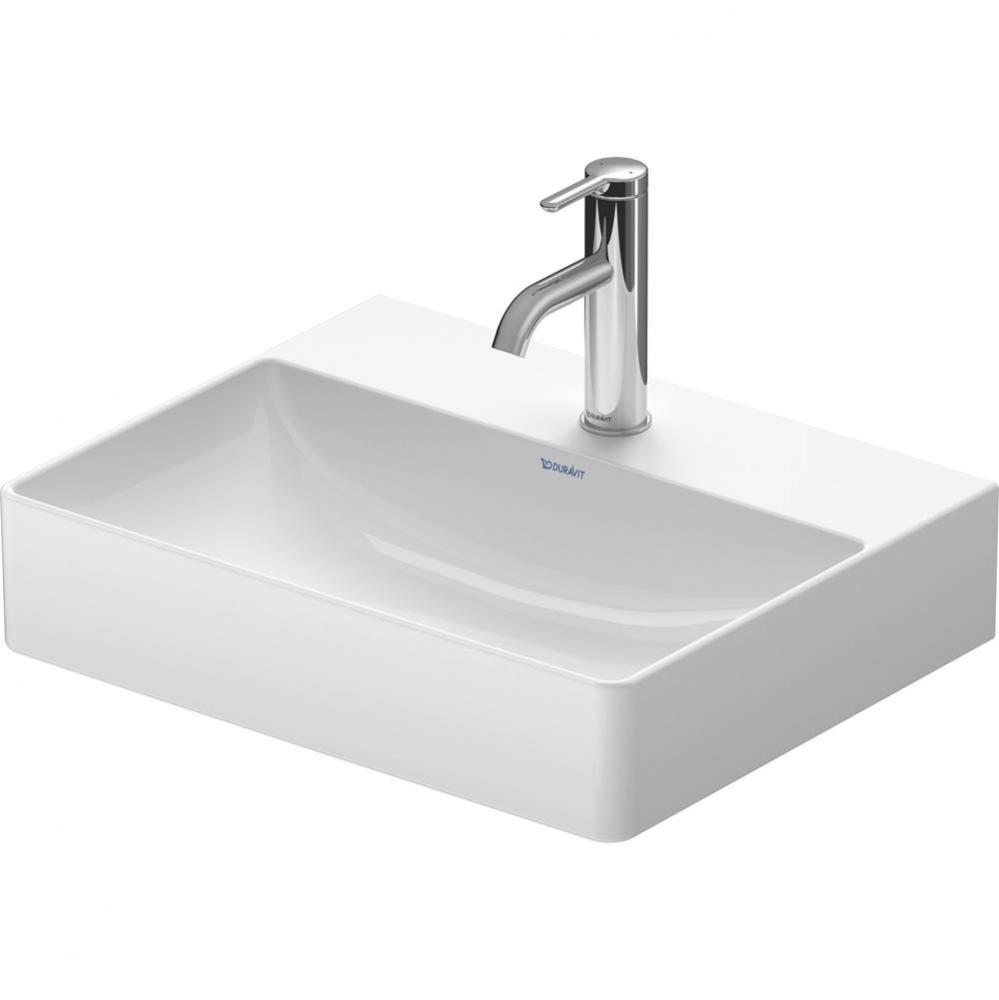 DuraSquare Vanity Sink White with WonderGliss