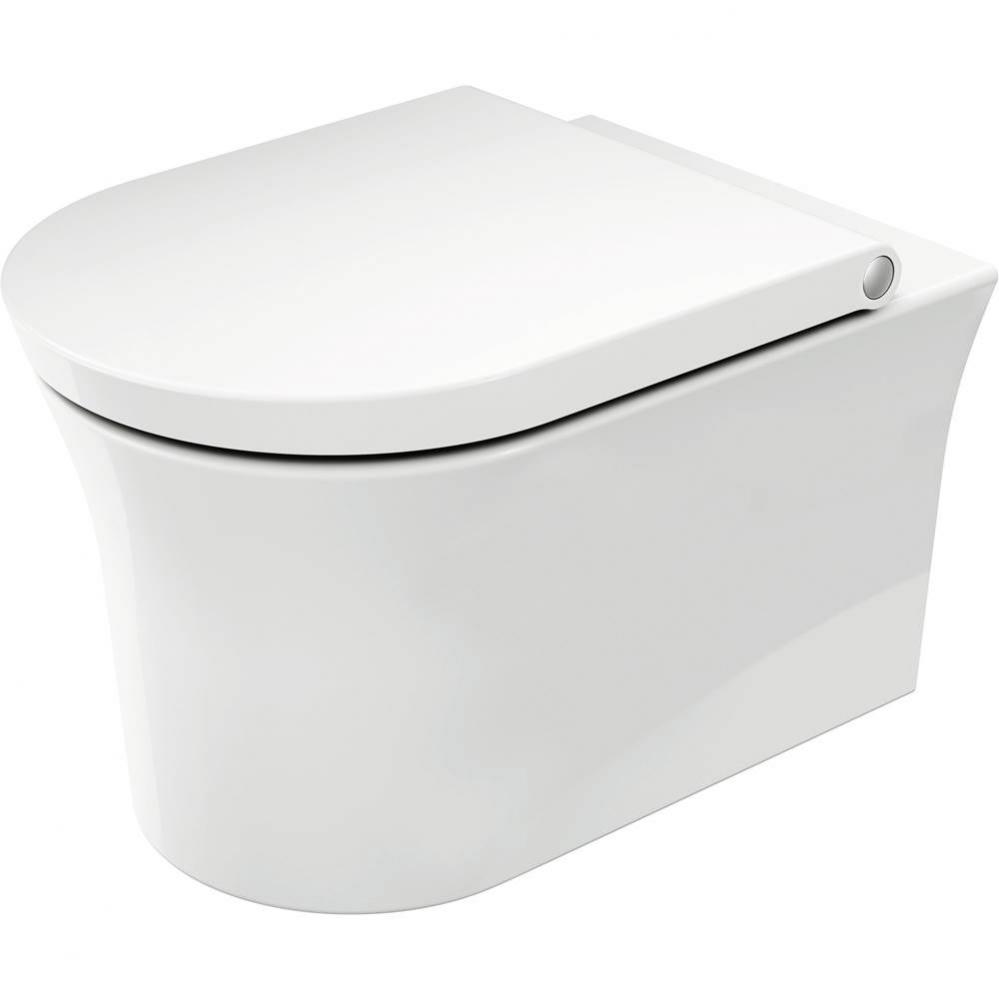 White Tulip Toilet Wall-mounted White with HygieneGlaze