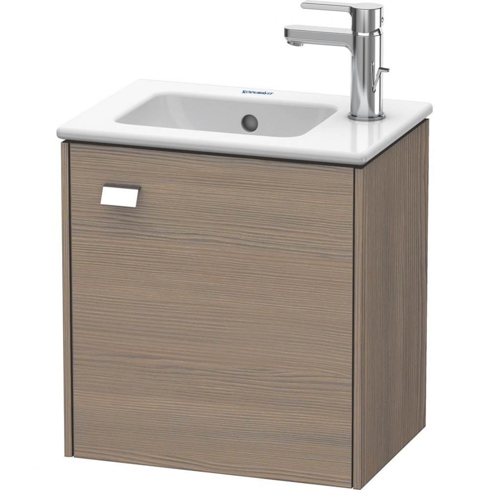 Brioso One Door Wall-Mount Vanity Unit Oak Terra