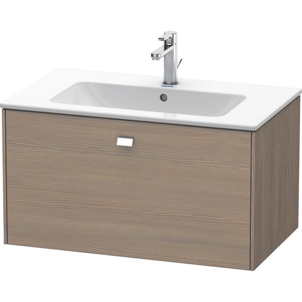 Brioso One Drawer Wall-Mount Vanity Unit Oak Terra