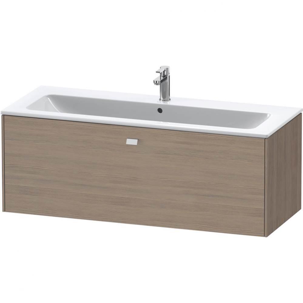 Brioso One Drawer Wall-Mount Vanity Unit Oak Terra