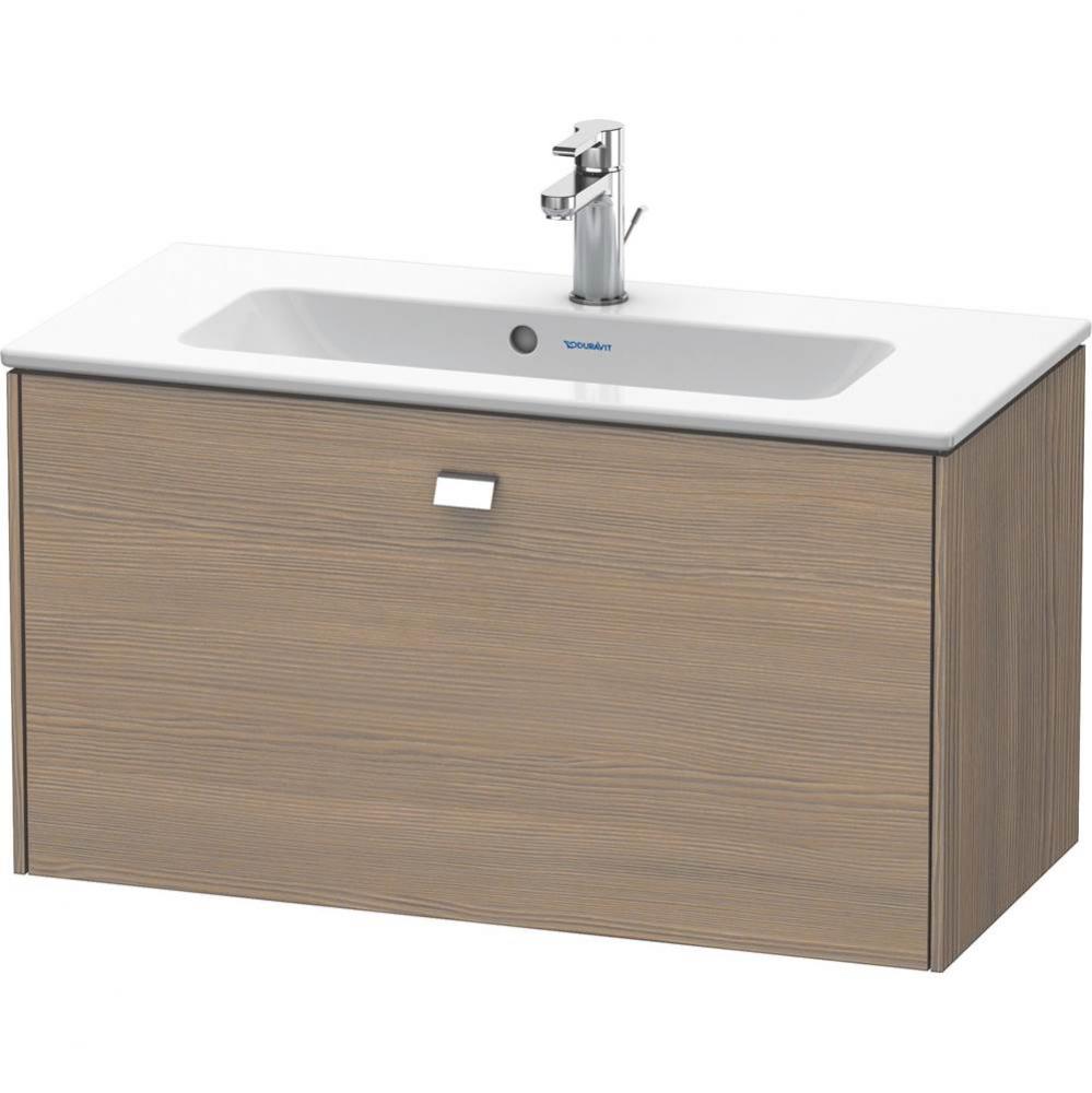 Brioso One Drawer Wall-Mount Vanity Unit Oak Terra