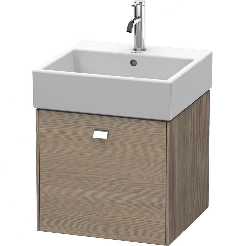 Brioso One Drawer Wall-Mount Vanity Unit Oak Terra