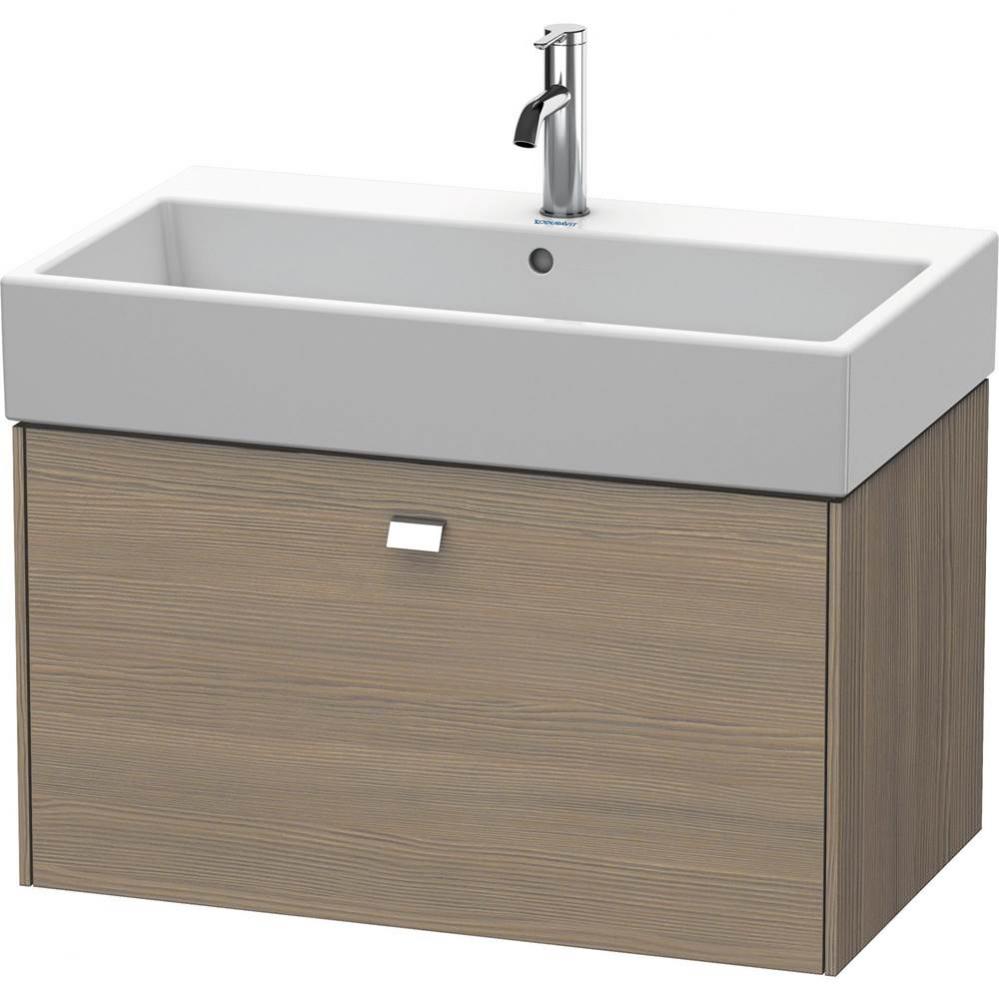 Brioso One Drawer Wall-Mount Vanity Unit Oak Terra