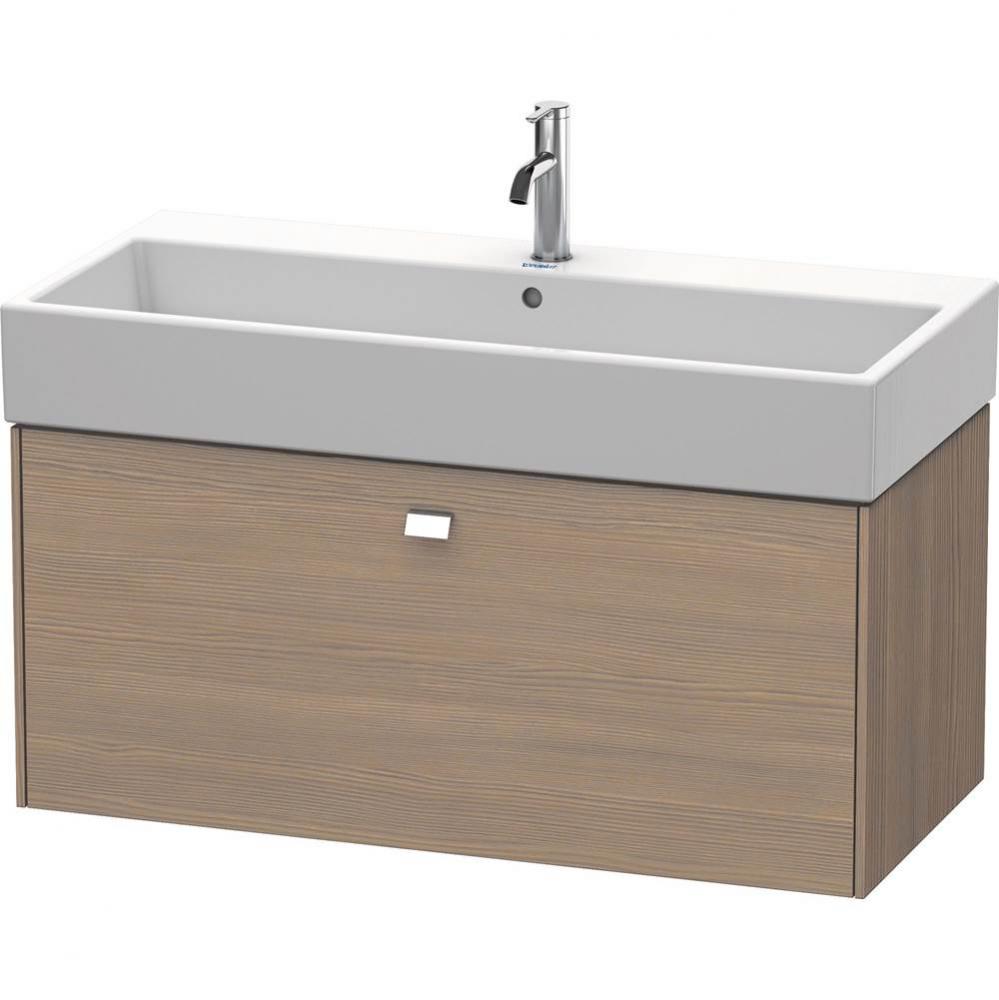 Brioso One Drawer Wall-Mount Vanity Unit Oak Terra