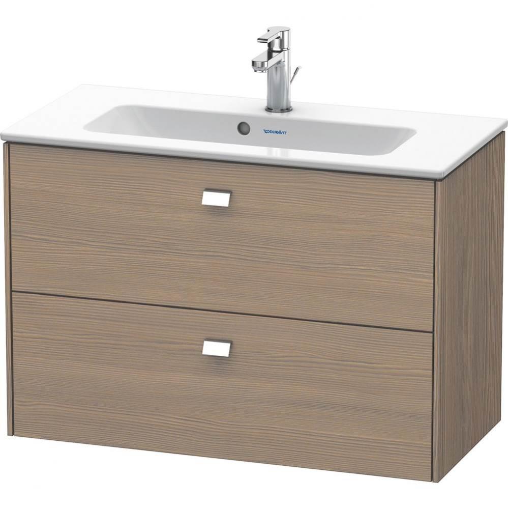 Brioso Two Drawer Wall-Mount Vanity Unit Oak Terra