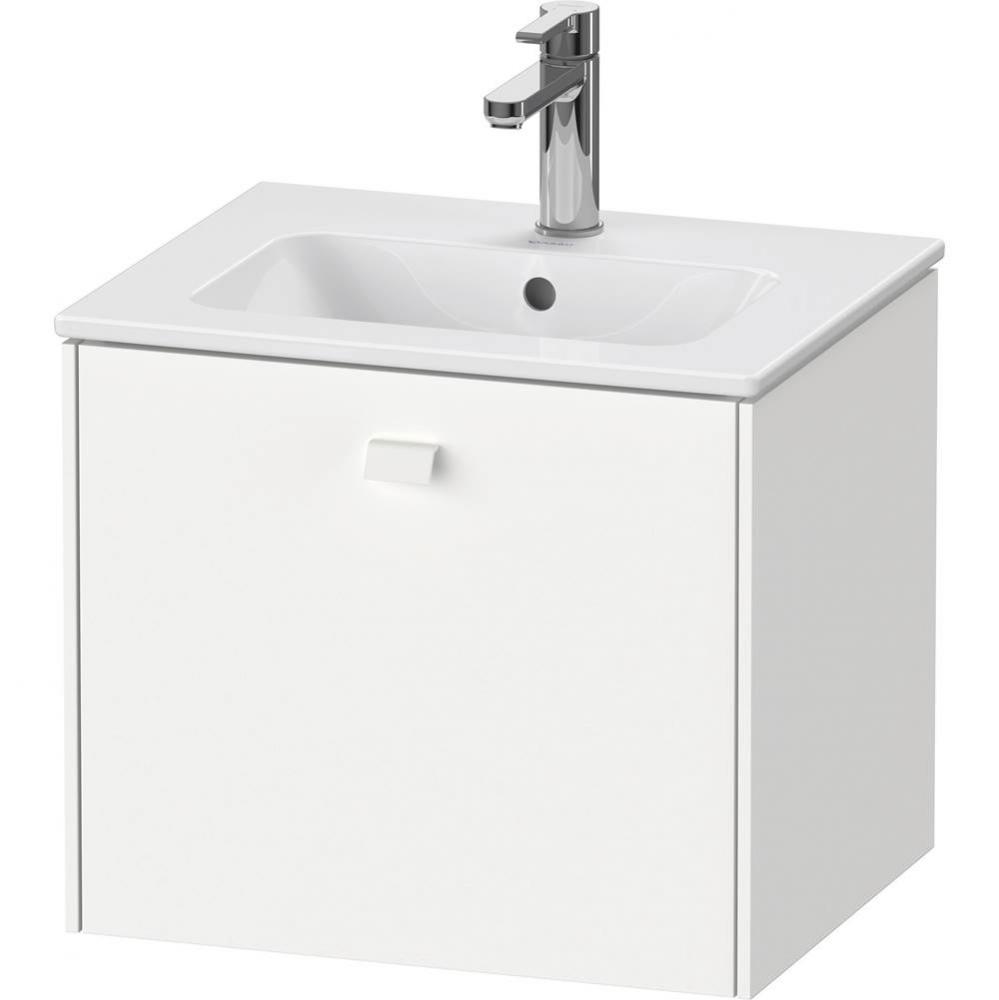 Brioso One Drawer Wall-Mount Vanity Unit White