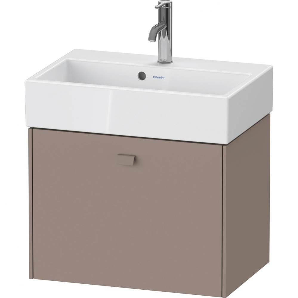 Brioso One Drawer Wall-Mount Vanity Unit Basalt