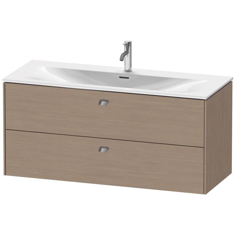 Brioso Two Drawer Wall-Mount Vanity Unit Oak Terra