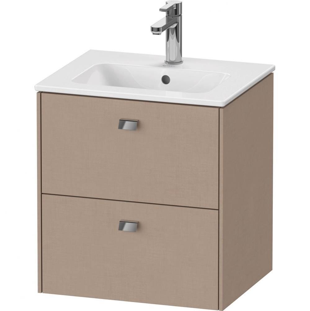 Brioso Two Drawer Wall-Mount Vanity Unit Linen