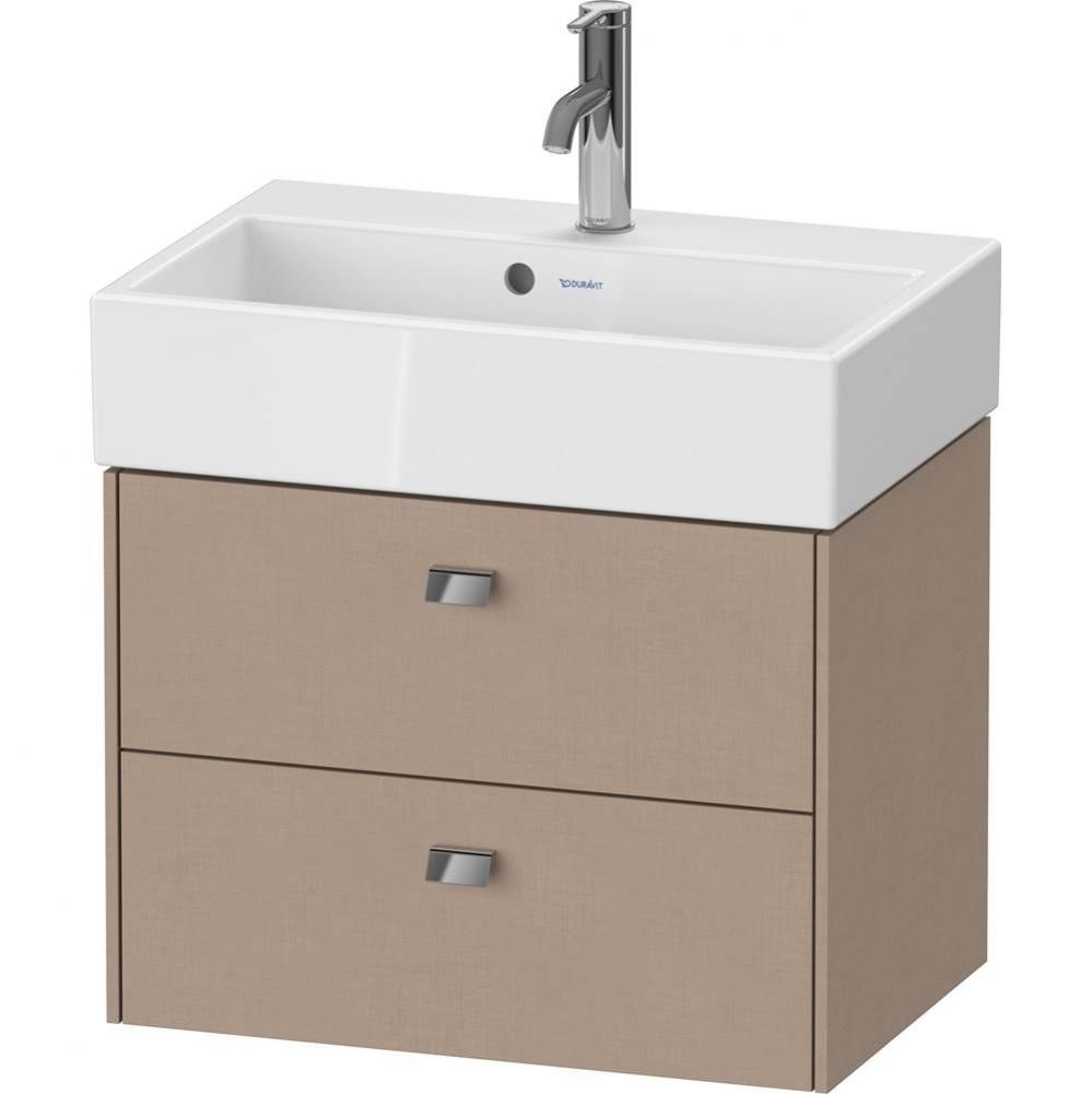 Brioso Two Drawer Wall-Mount Vanity Unit Linen