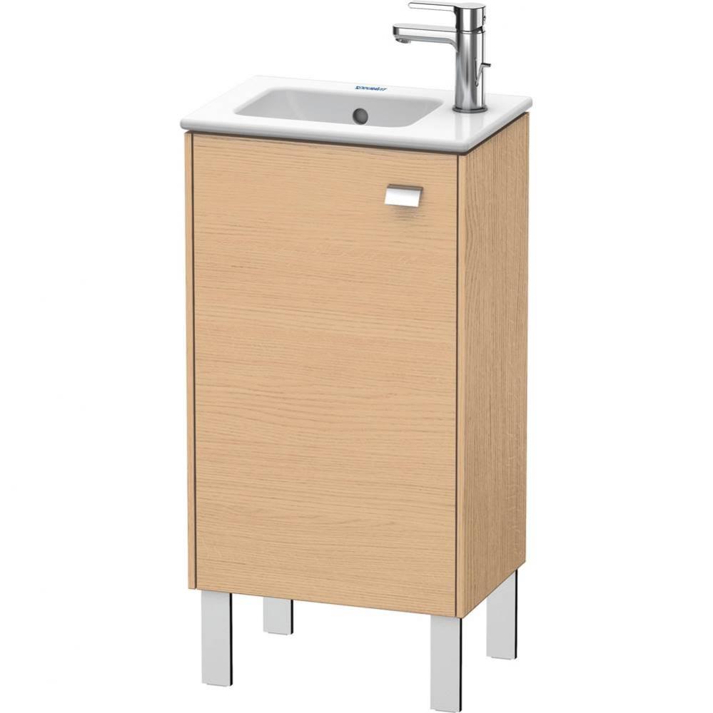 Brioso One Door Floorstanding Vanity Unit Natural Oak