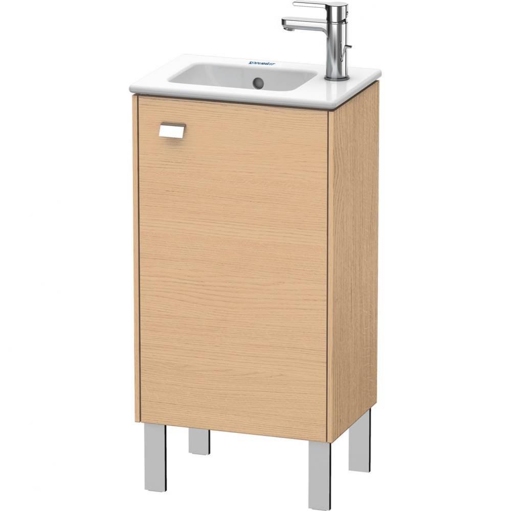 Brioso One Door Floorstanding Vanity Unit Natural Oak