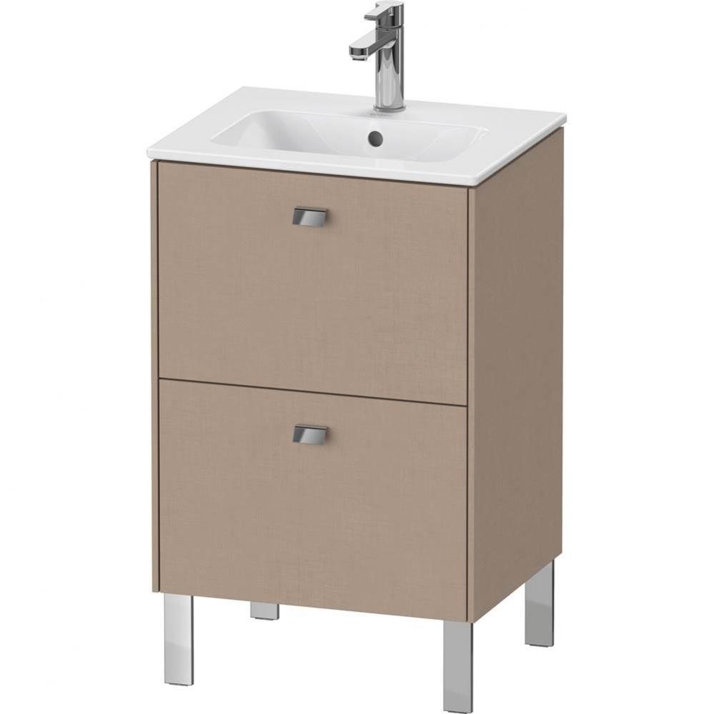 Brioso Two Drawer Floorstanding Vanity Unit Linen