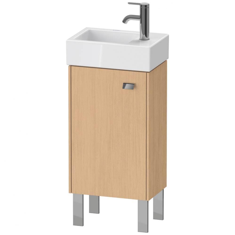 Brioso One Door Floorstanding Vanity Unit Natural Oak