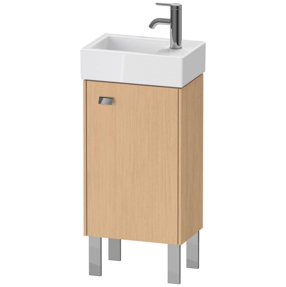 Brioso One Door Floorstanding Vanity Unit Natural Oak