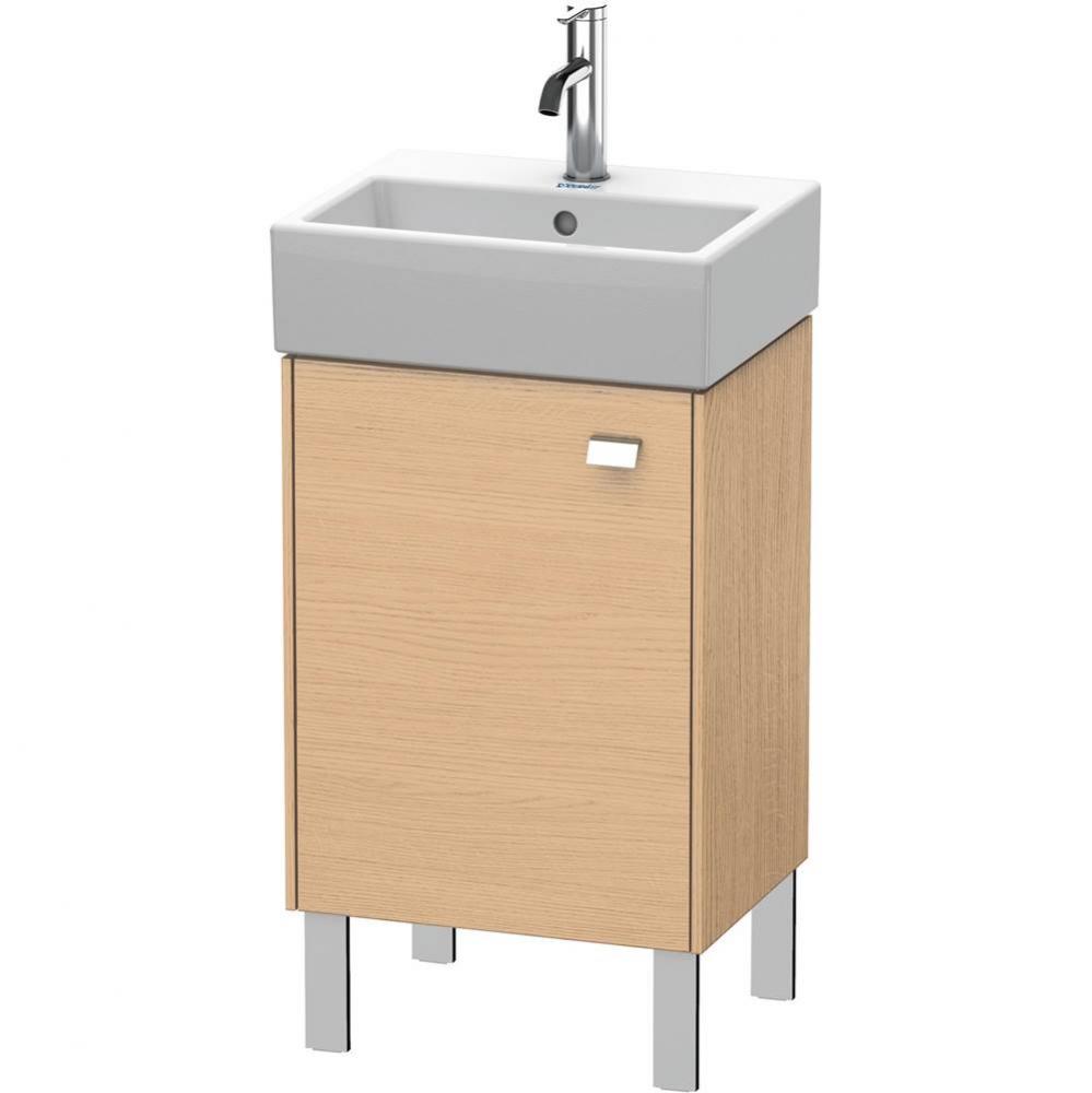 Brioso One Door Floorstanding Vanity Unit Natural Oak