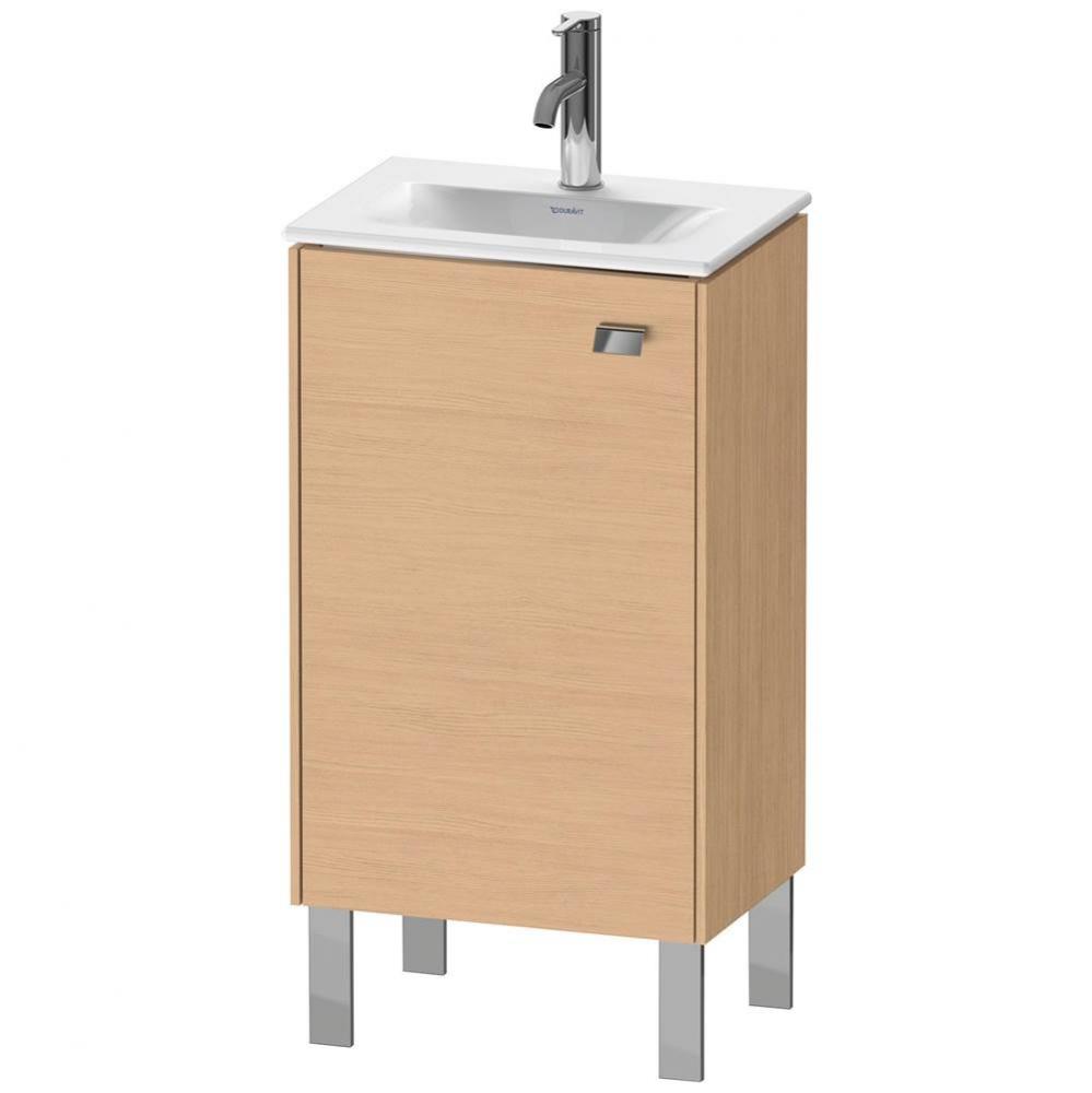 Brioso One Door Floorstanding Vanity Unit Natural Oak