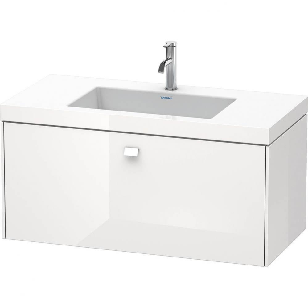 Duravit Brioso C-Bonded Wall-Mounted Vanity  White Matte