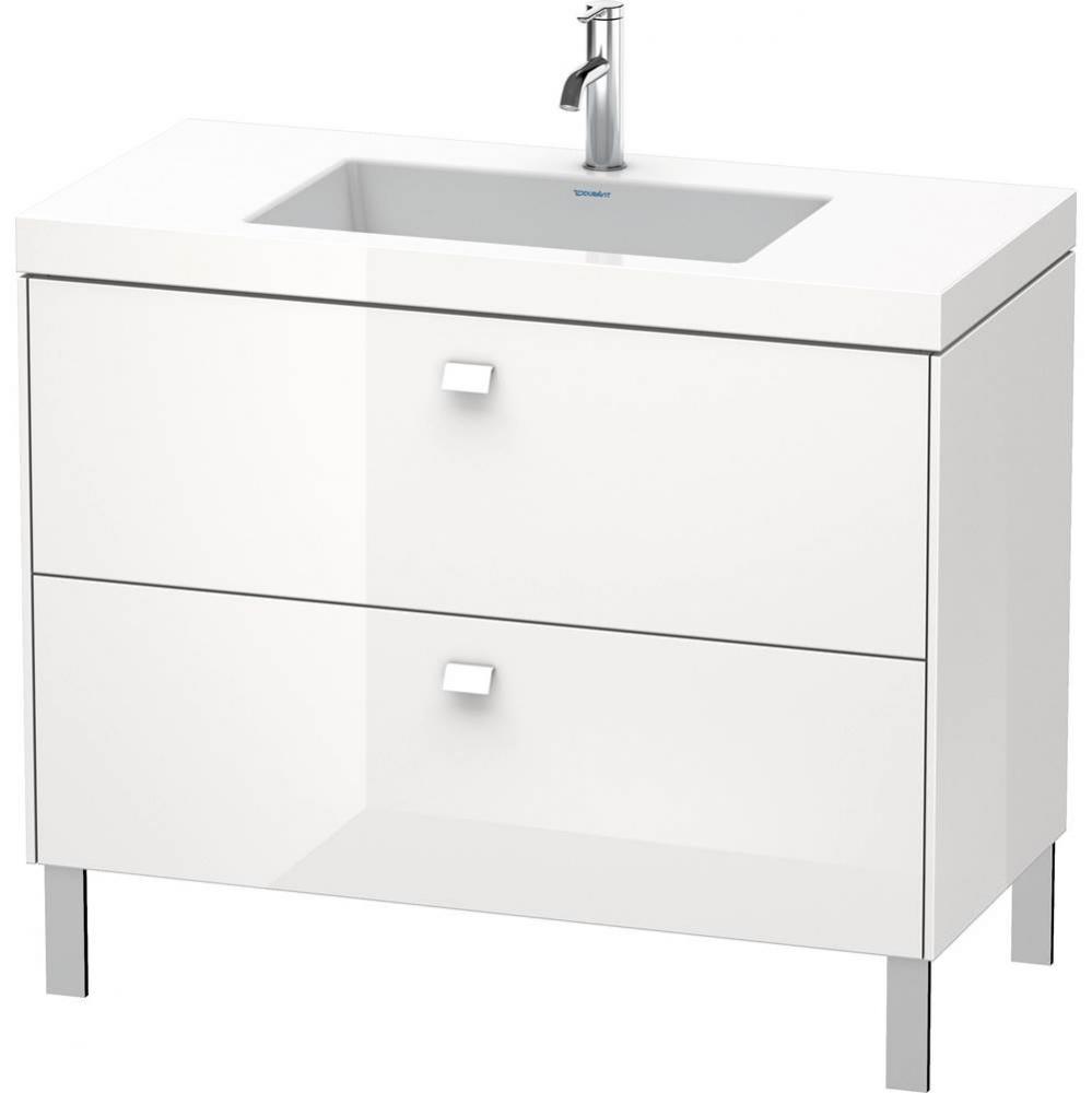 Duravit Brioso C-Bonded Floorstanding Vanity  Basalt Matte