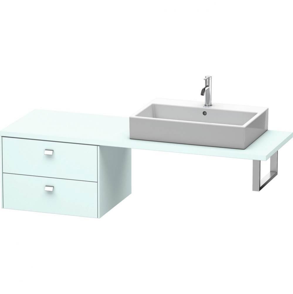 Duravit Brioso Low Cabinet for Console  Light Blue Matte