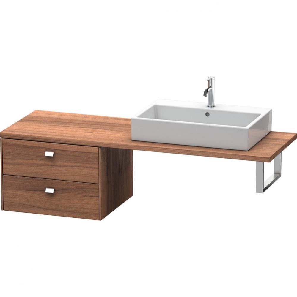 Duravit Brioso Low Cabinet for Console  Natural Walnut