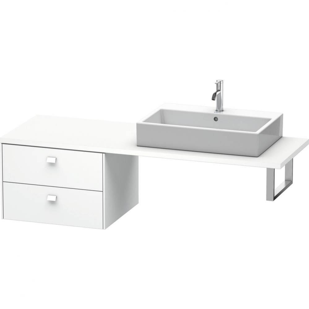 Duravit Brioso Low Cabinet for Console  White Matte