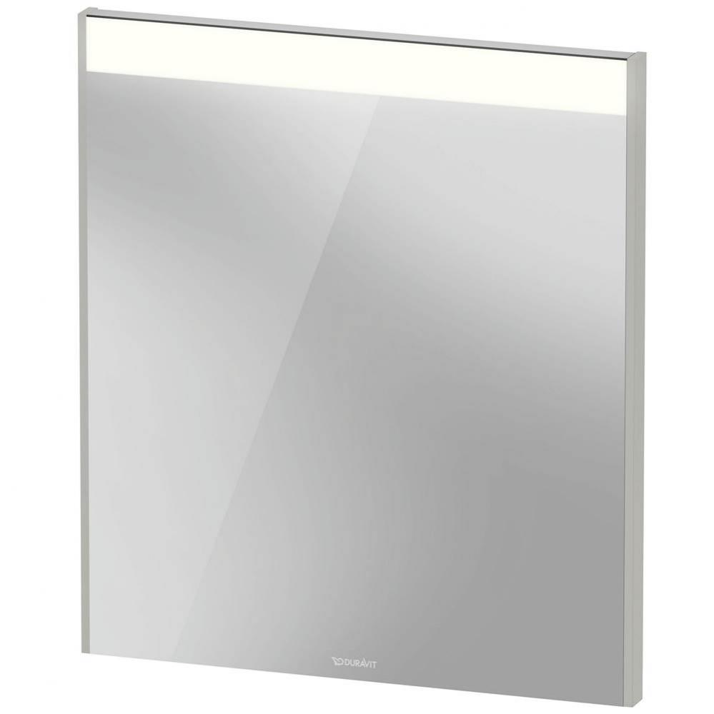 Duravit Brioso Mirror with Lighting Concrete Gray