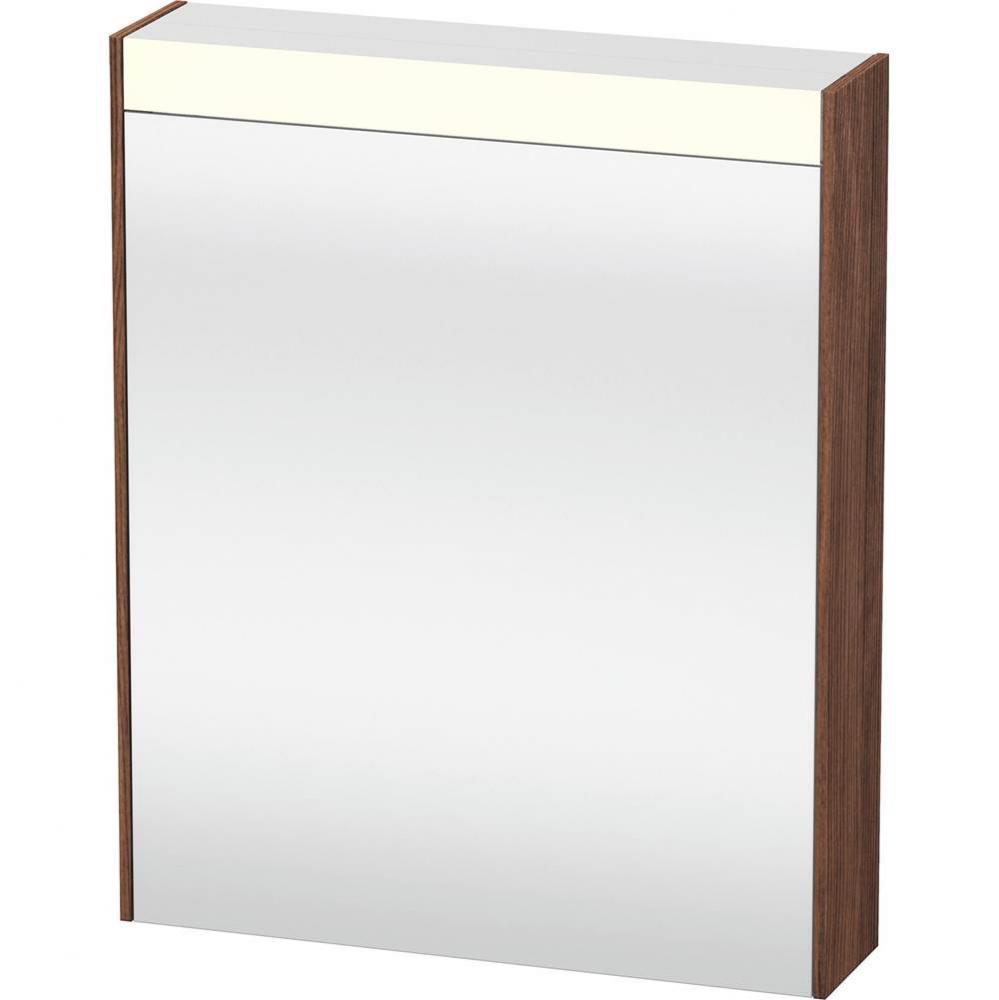 Brioso Mirror Cabinet with Lighting Walnut Dark