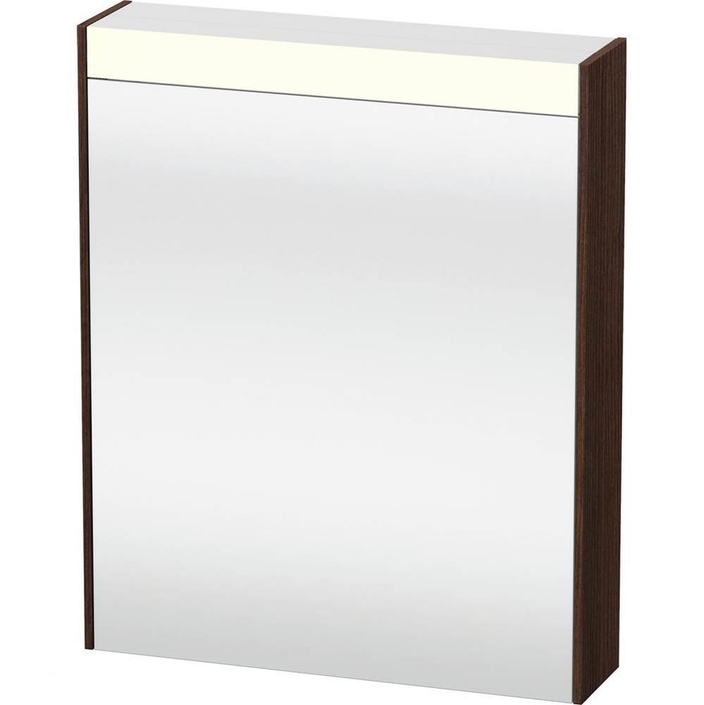 Duravit Brioso Mirror Cabinet with Lighting Chestnut Dark