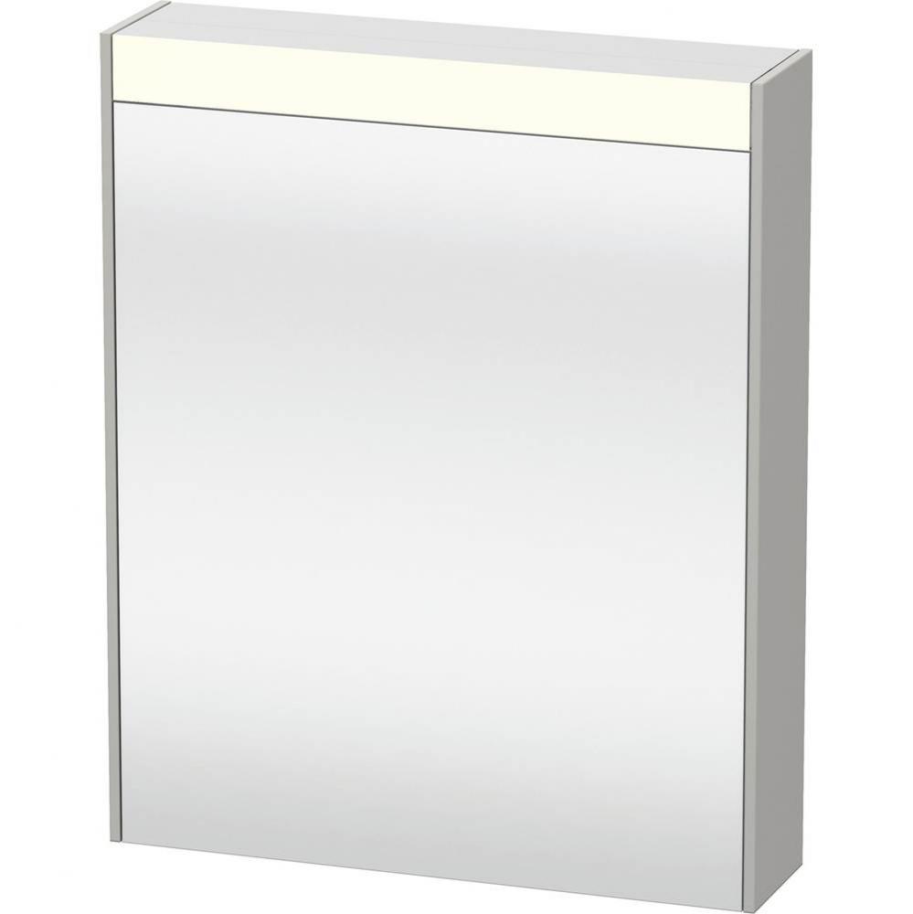 Duravit Brioso Mirror Cabinet with Lighting Concrete Gray