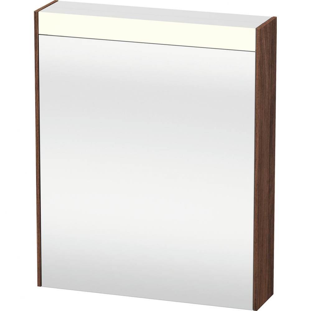 Duravit Brioso Mirror Cabinet with Lighting Walnut Dark