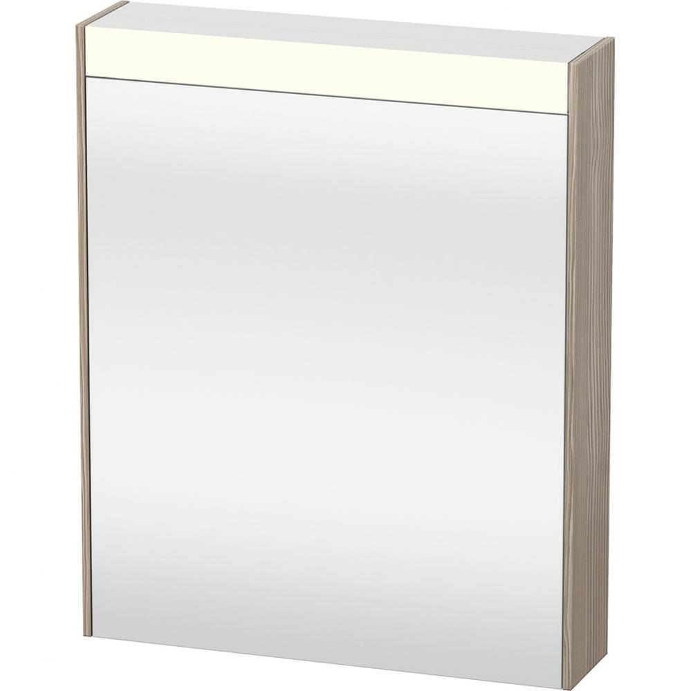 Duravit Brioso Mirror Cabinet with lighting  Pine Silver