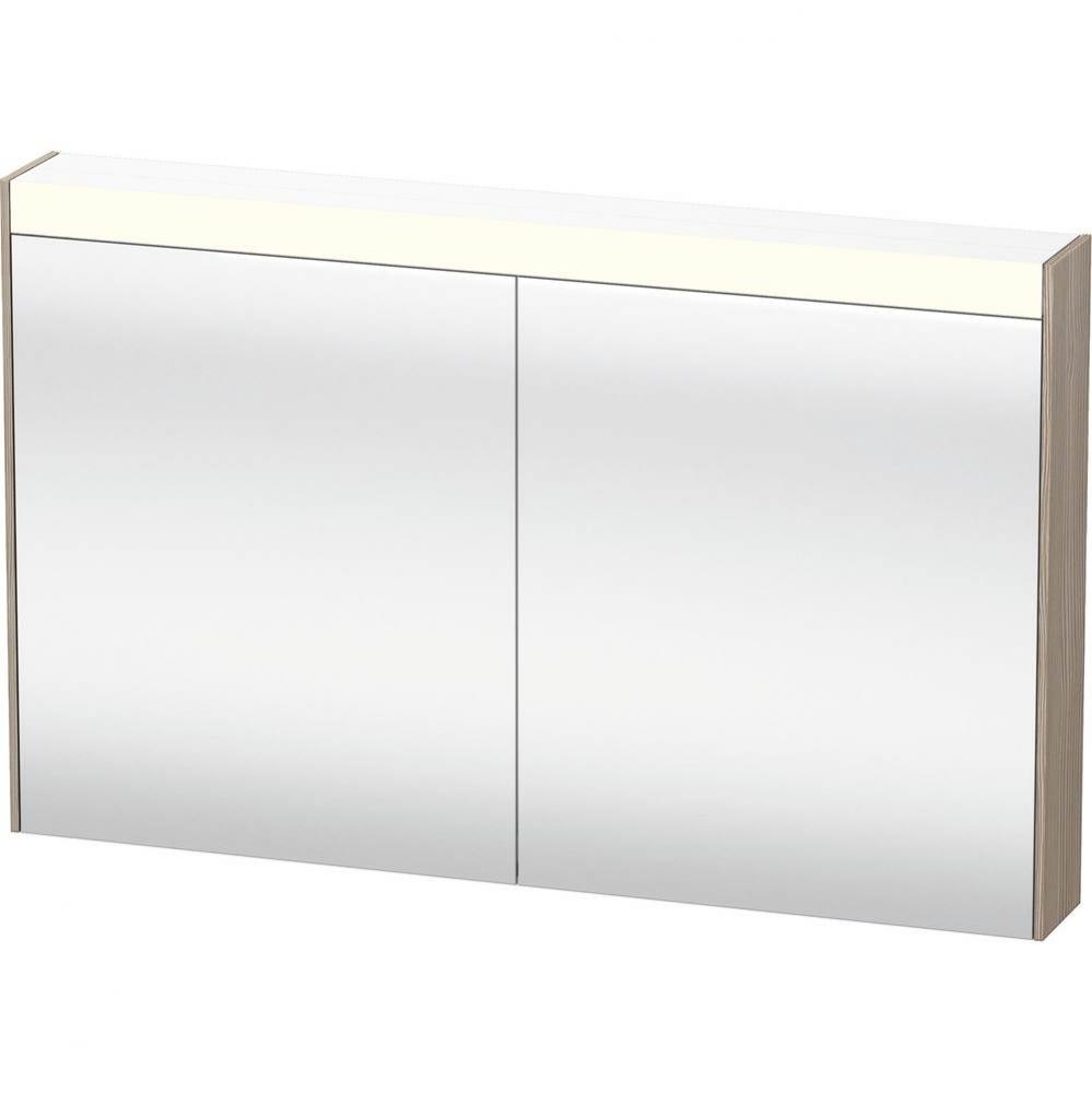 Duravit Brioso Mirror Cabinet with lighting  Pine Silver