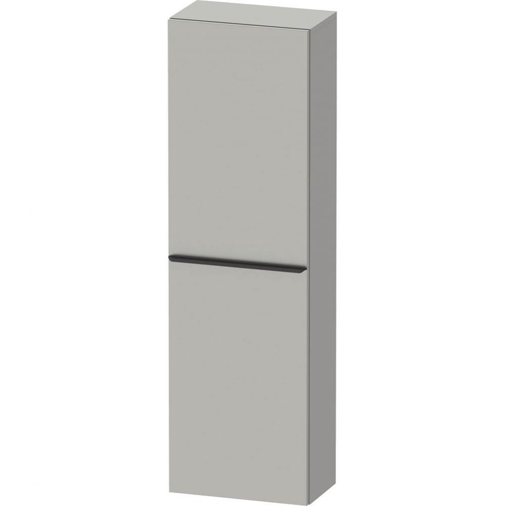 D-Neo Wall-Mount Semi-Tall Cabinet Concrete Gray