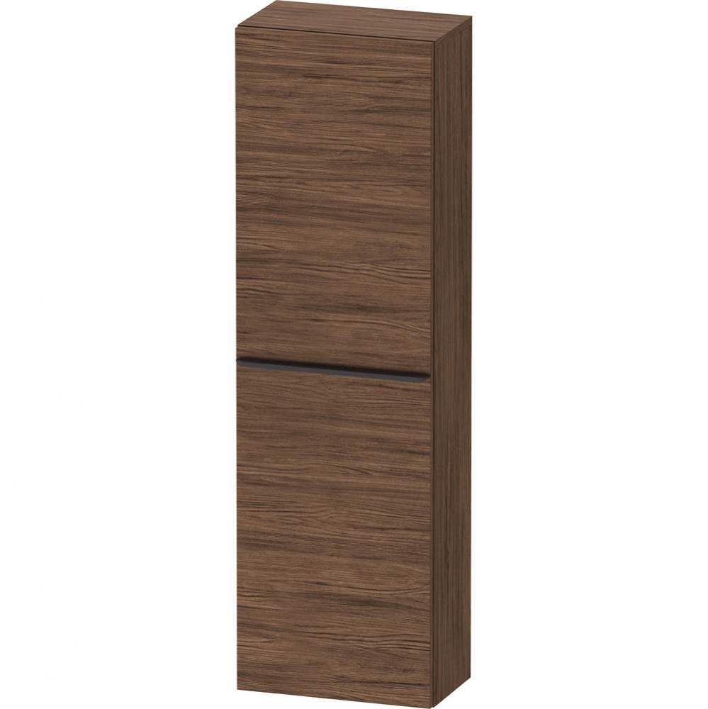 D-Neo Wall-Mount Semi-Tall Cabinet Walnut Dark