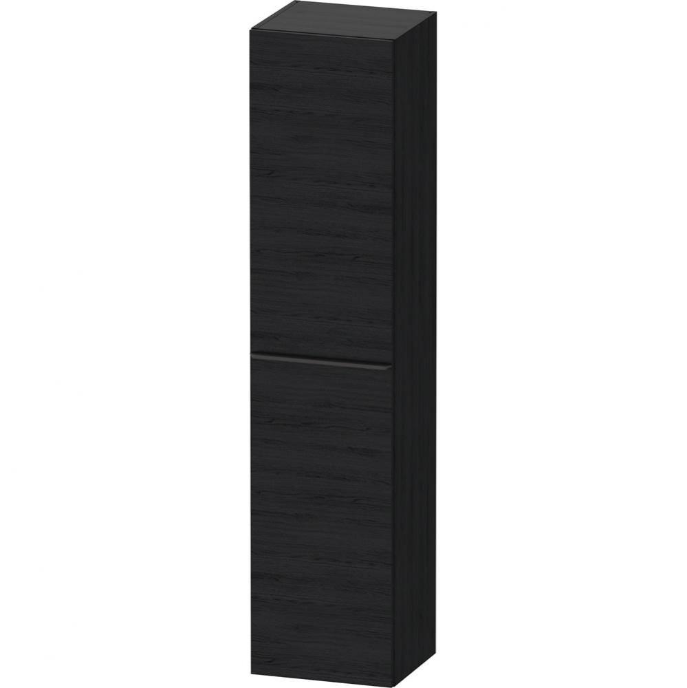 D-Neo Wall-Mount Tall Cabinet Oak Black