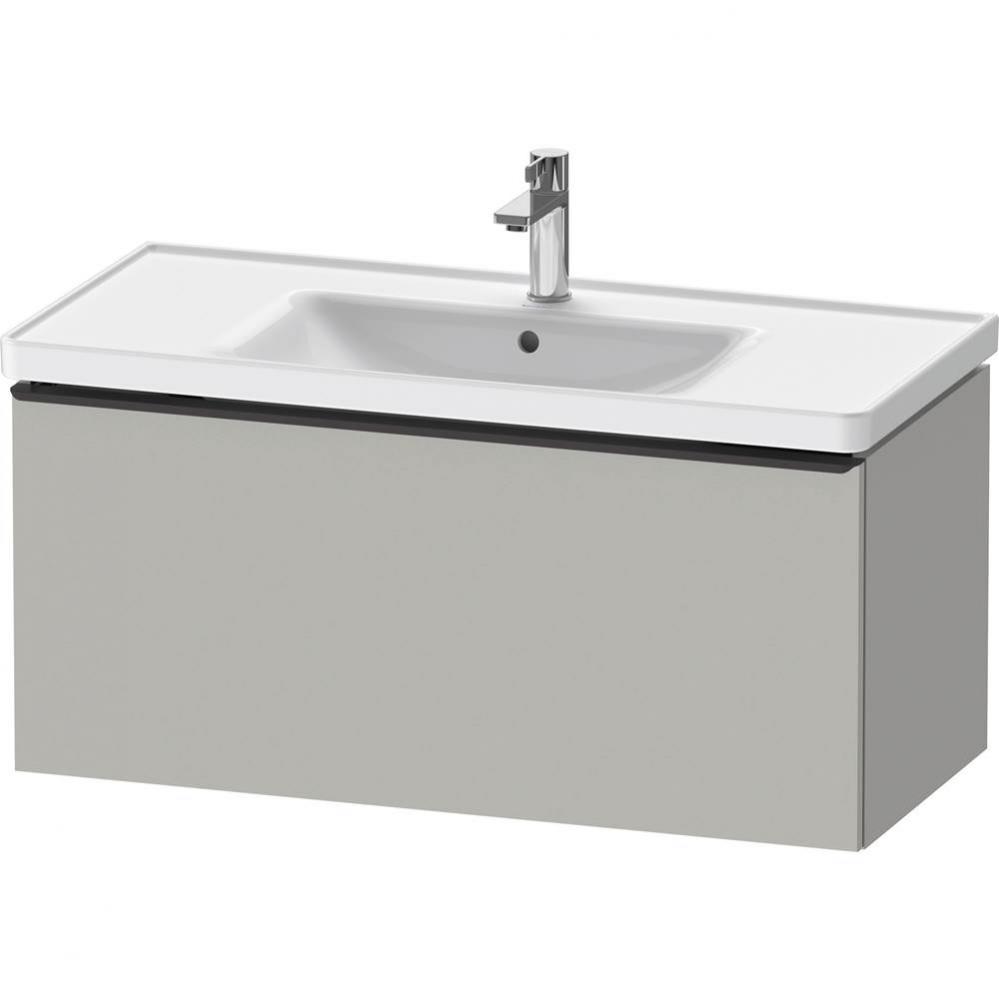 D-Neo One Drawer Wall-Mount Vanity Unit Concrete Gray