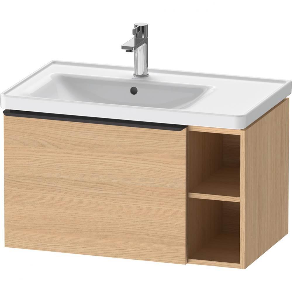 D-Neo One Drawer Wall-Mount Vanity Unit Natural Oak