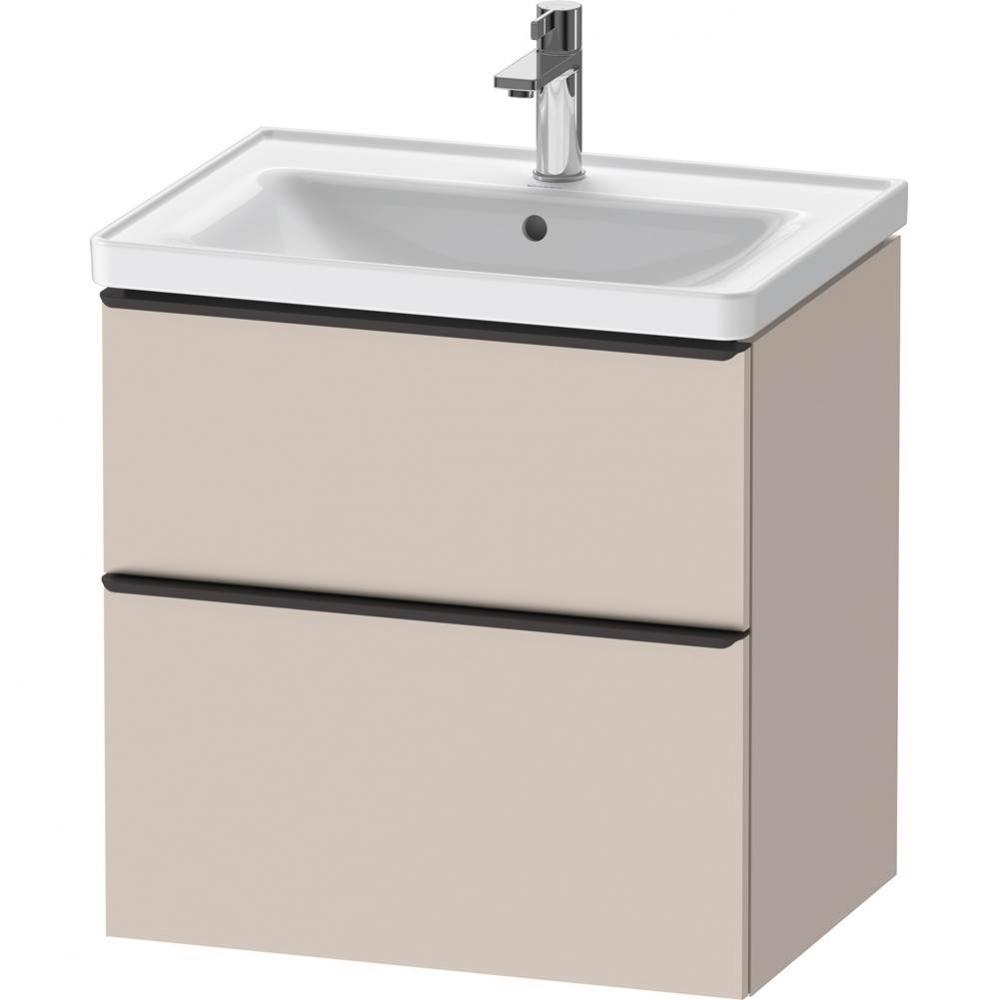 D-Neo One Drawer Wall-Mount Vanity Unit Taupe