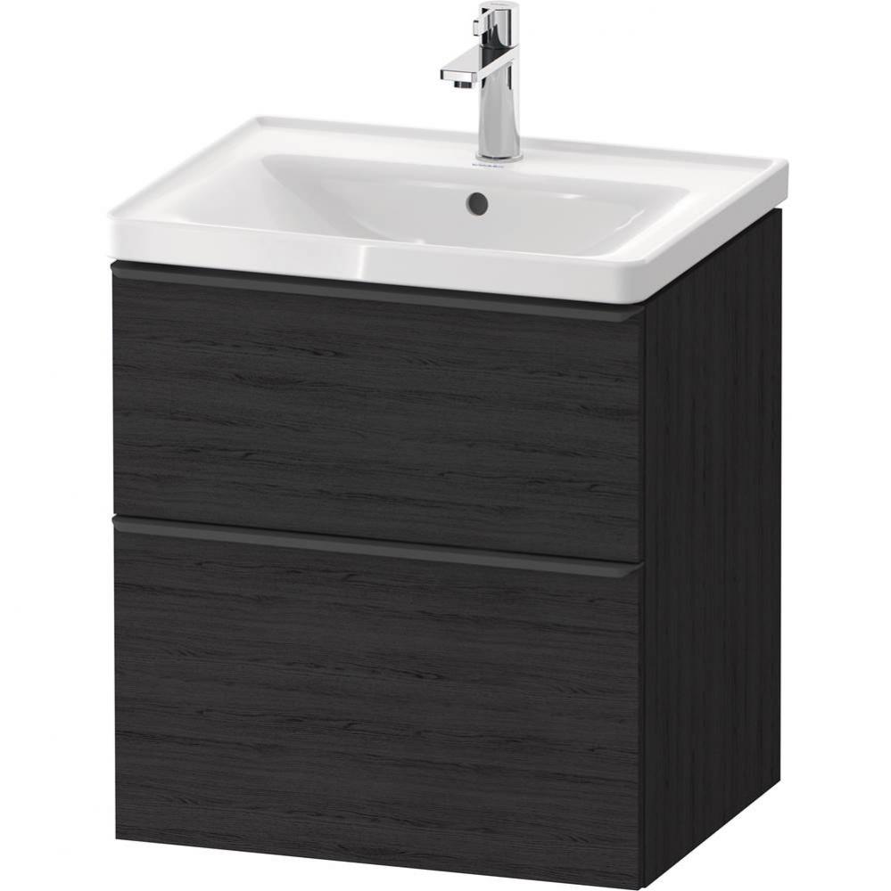 D-Neo Vanity Unit Wall-Mounted Oak Black