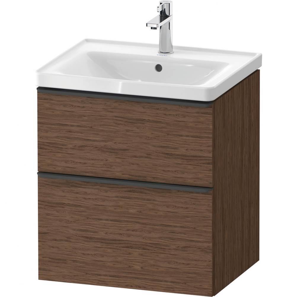 D-Neo Vanity Unit Wall-Mounted Walnut Dark