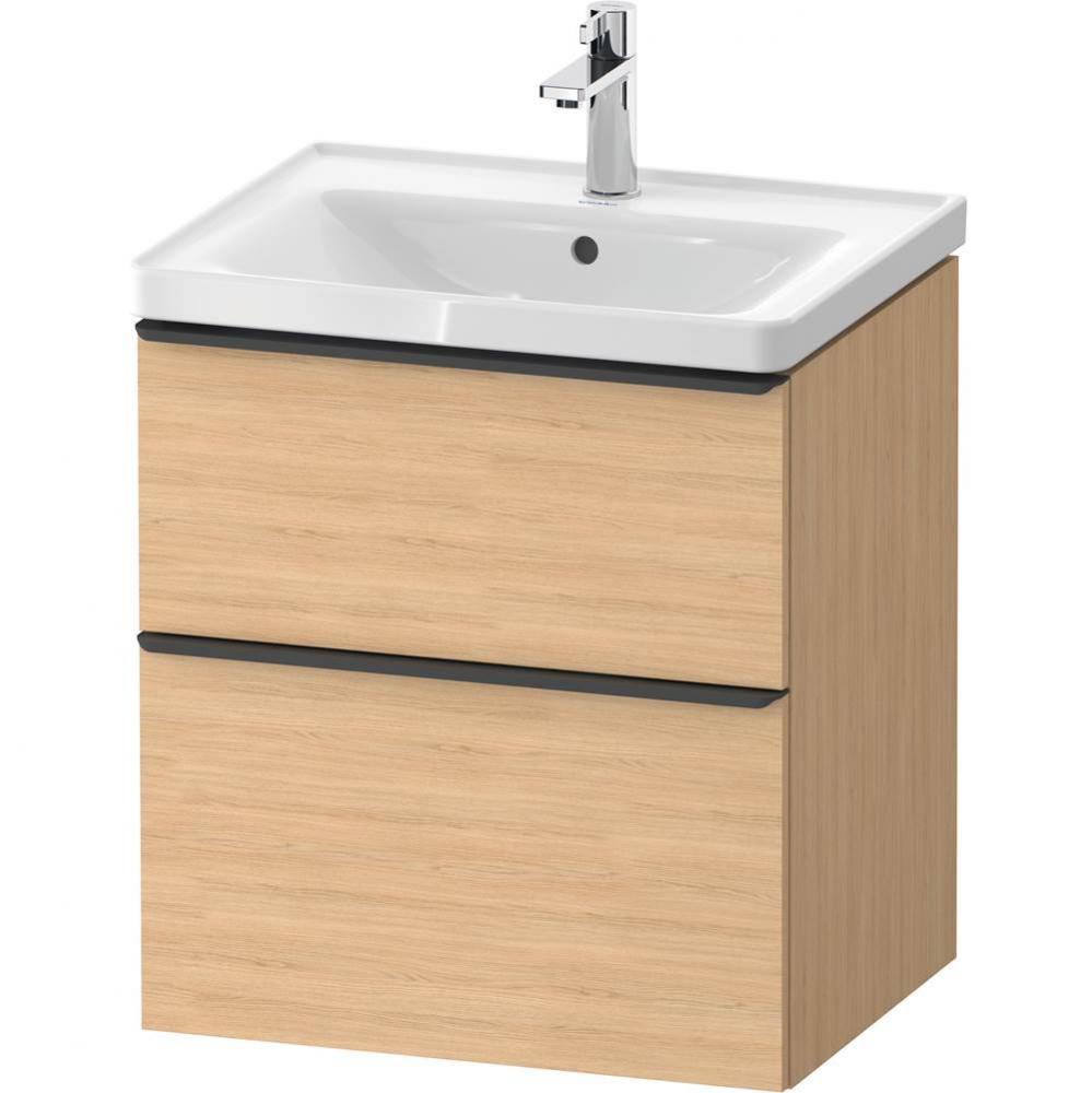 D-Neo Vanity Unit Wall-Mounted Natural Oak