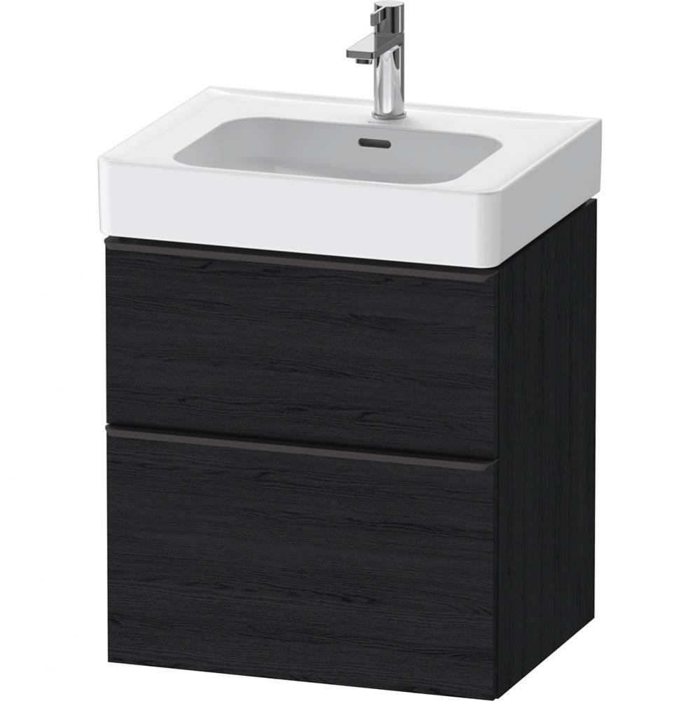 D-Neo Vanity Unit Wall-Mounted Oak Black