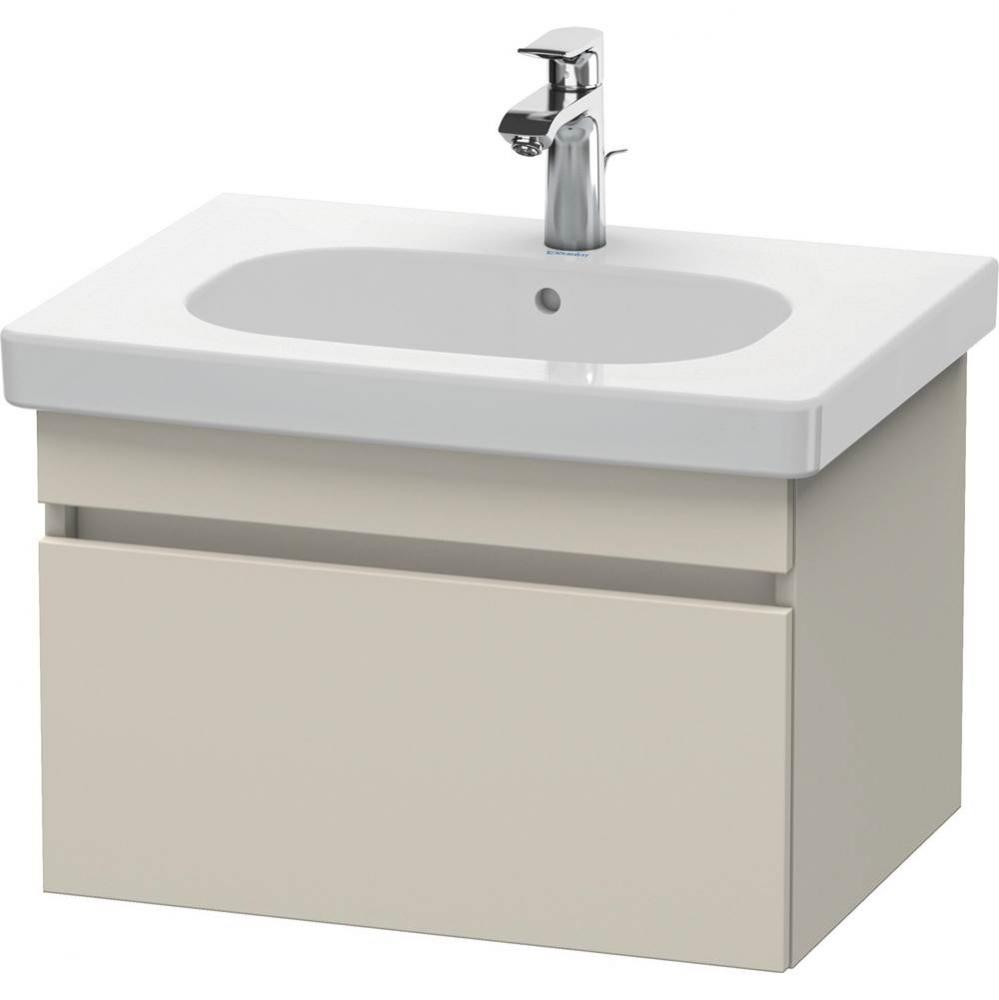 Duravit DuraStyle One Drawer Wall-Mount Vanity Unit Taupe