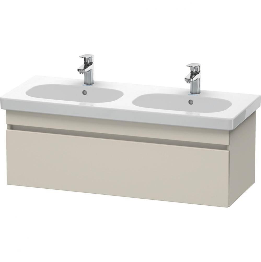 Duravit DuraStyle One Drawer Wall-Mount Vanity Unit Taupe